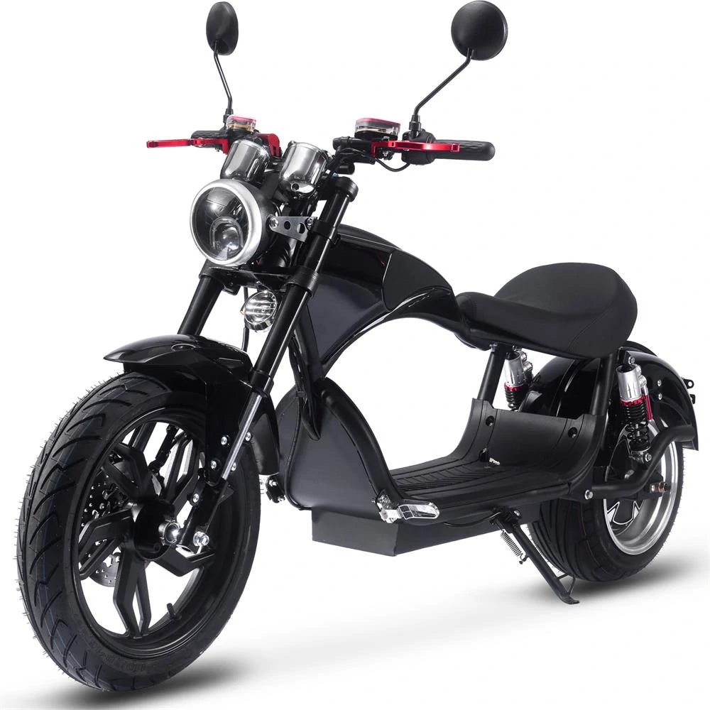 [USA Direct] Mototec Lowboy-M4 Electric Scooter - Recommended Top Speed 25KM/H, 2500W Motor, 60V 30AH Battery, 55-80KM Mileage, 135KG Payload Electric Motorcycle