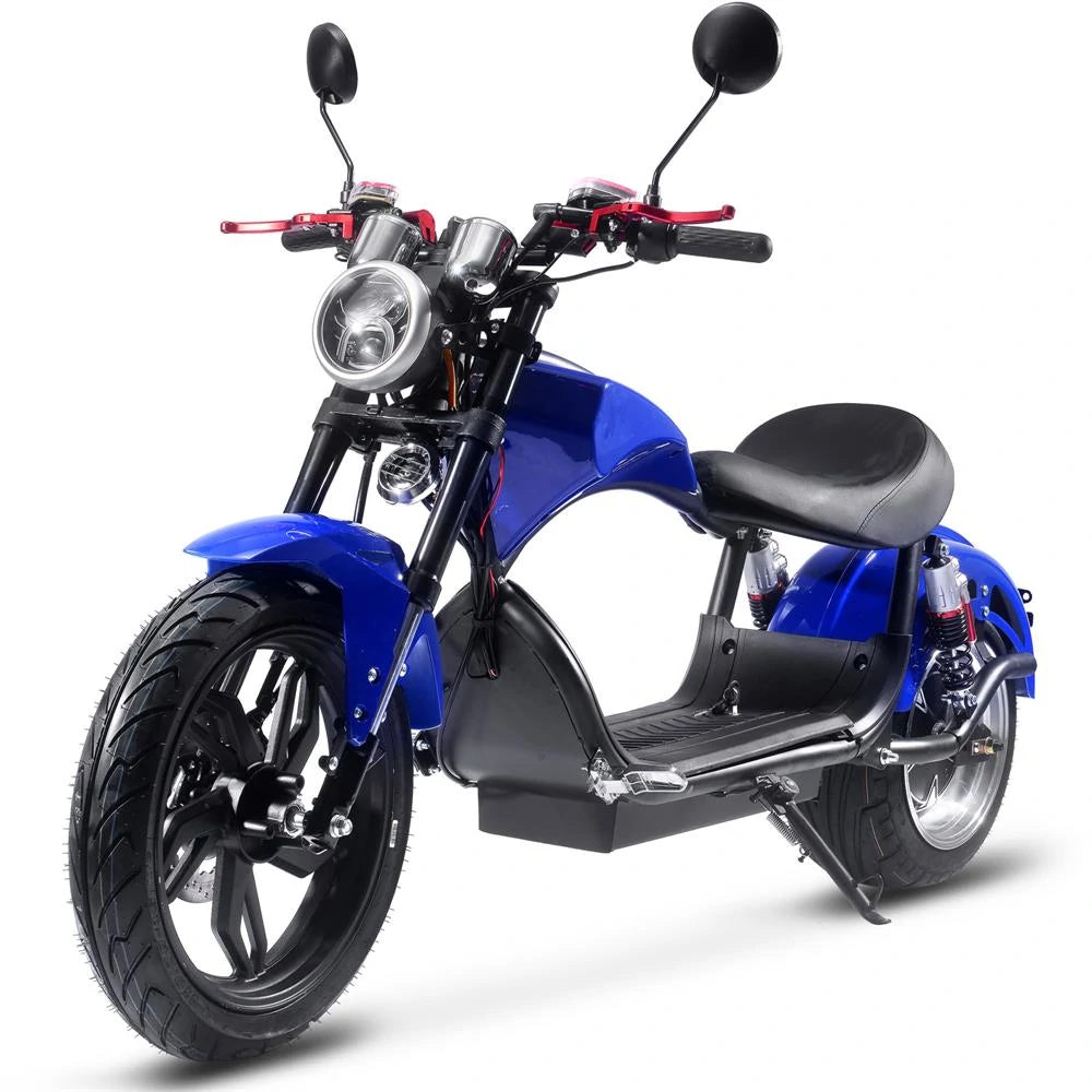 [USA Direct] Mototec Lowboy-M4 Electric Scooter - Recommended Top Speed 25KM/H, 2500W Motor, 60V 30AH Battery, 55-80KM Mileage, 135KG Payload Electric Motorcycle