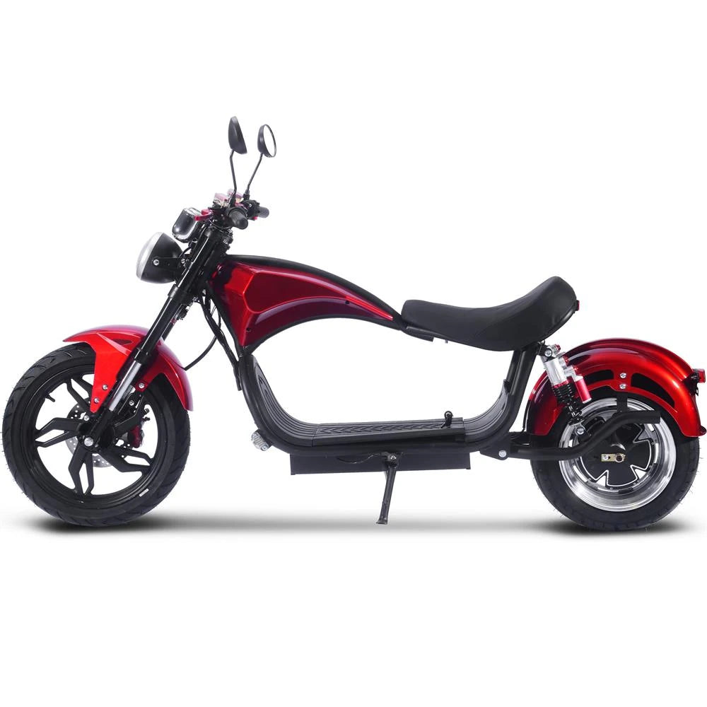 [USA Direct] Mototec Lowboy-M4 Electric Scooter - Recommended Top Speed 25KM/H, 2500W Motor, 60V 30AH Battery, 55-80KM Mileage, 135KG Payload Electric Motorcycle