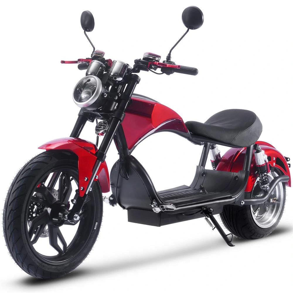 [USA Direct] Mototec Lowboy-M4 Electric Scooter - Recommended Top Speed 25KM/H, 2500W Motor, 60V 30AH Battery, 55-80KM Mileage, 135KG Payload Electric Motorcycle