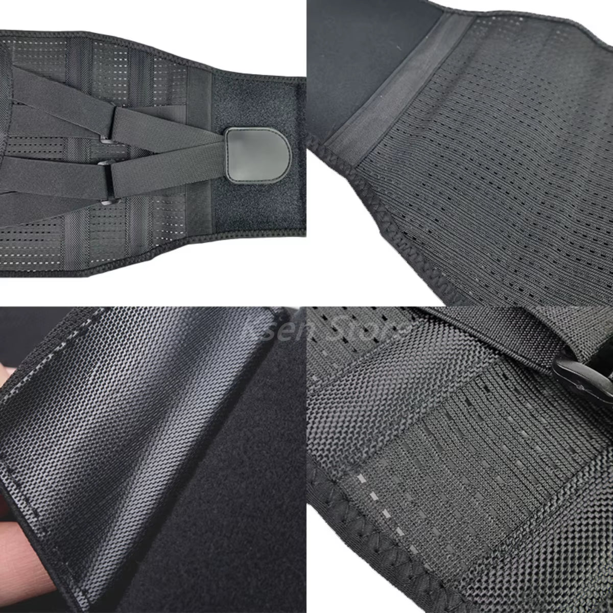 Waist Support with Ergonomice Curved Support Adjustable Breathable Lumbar Back Belt for Lower Back Pain Herniated Disc Sciatica